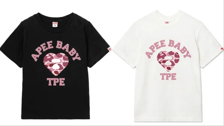 APEE台灣限定T-Shirt，各980元。品牌提供
