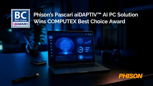 群聯COMPUTEX奪雙獎！245TB SSD搶攻AI資料中心　AI PC推論平台亮相