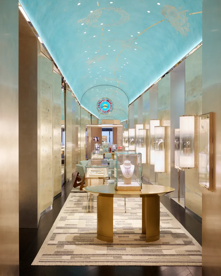 Tiffany & Co.米蘭蒙特拿破崙大街旗艦店店內照。品牌提供