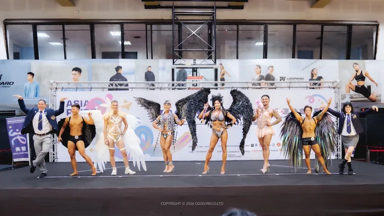 健美項目設置多元性別組別，展現運動平權理念。台灣同志運動發展協會提供