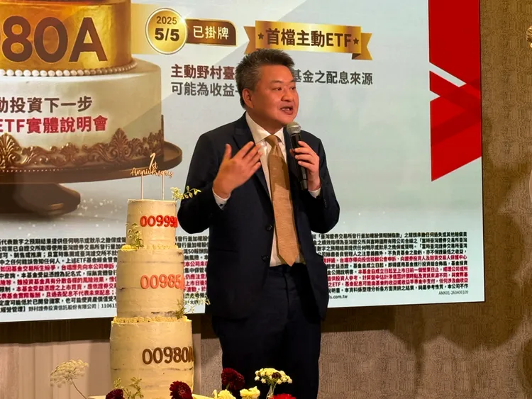野村投信總經理黃宏治。呂承哲攝