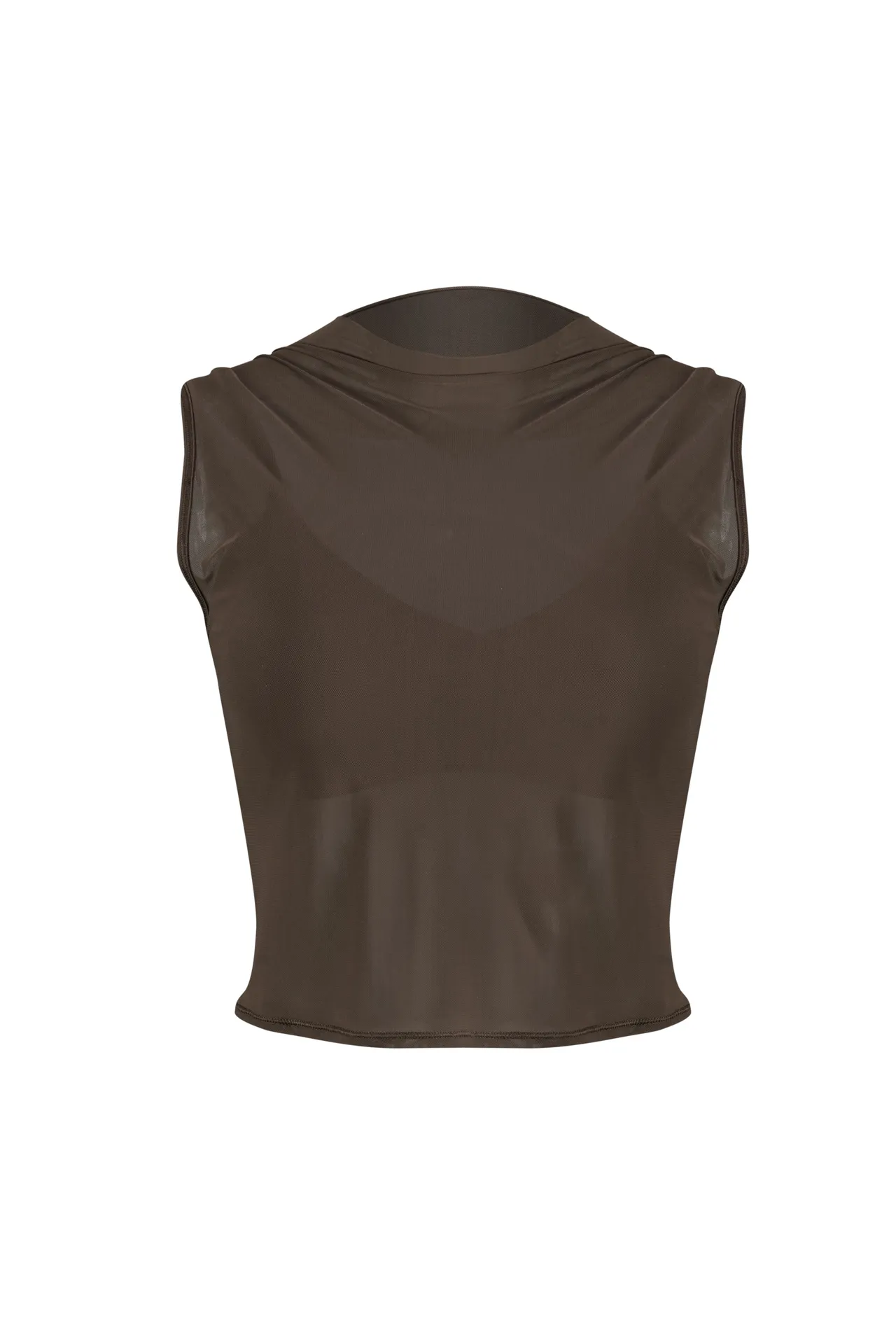 lululemon Mesh-Overlay Nulu Studio短版背心，2680元。品牌提供