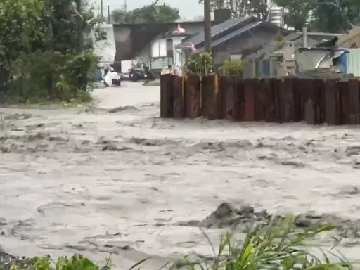 豪雨特報　馬太鞍溪水暴漲花蓮光復鄉又淹水了12戶緊急撤離