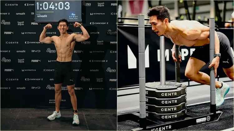張海傑同時也是運動項目hyrox香港大使。翻攝自張海傑IG