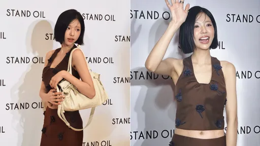 《單身即地獄5》金高恩現身台中！拎STAND OIL美包來台趴趴走
