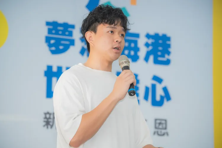 羅雍勝曾擔任中國國民黨青年團第十八屆團長。翻攝畫面