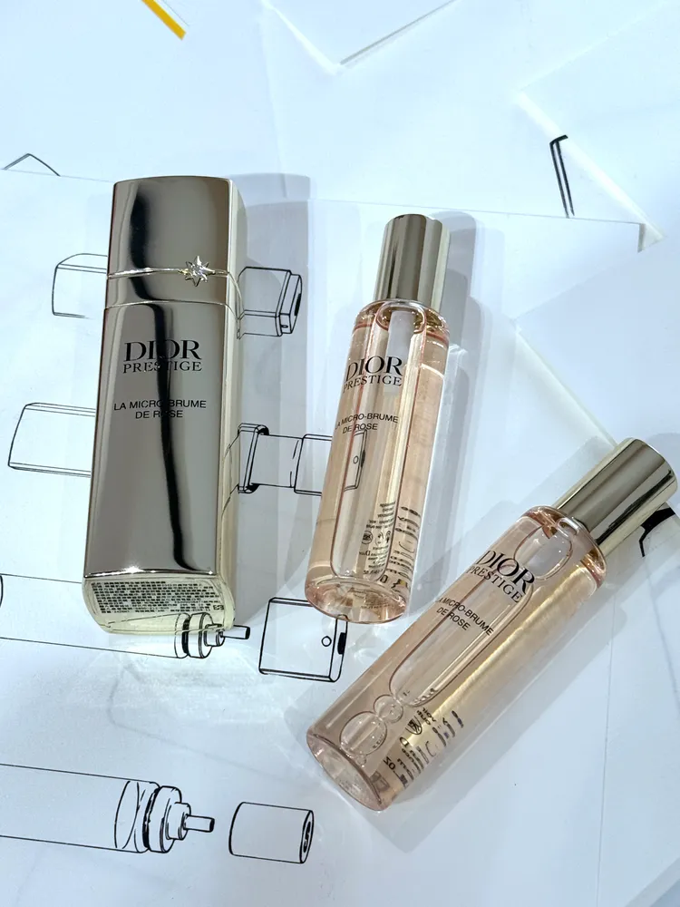 Dior精萃再生賦活玫瑰噴霧，25ml*3／1萬元。張家玲攝