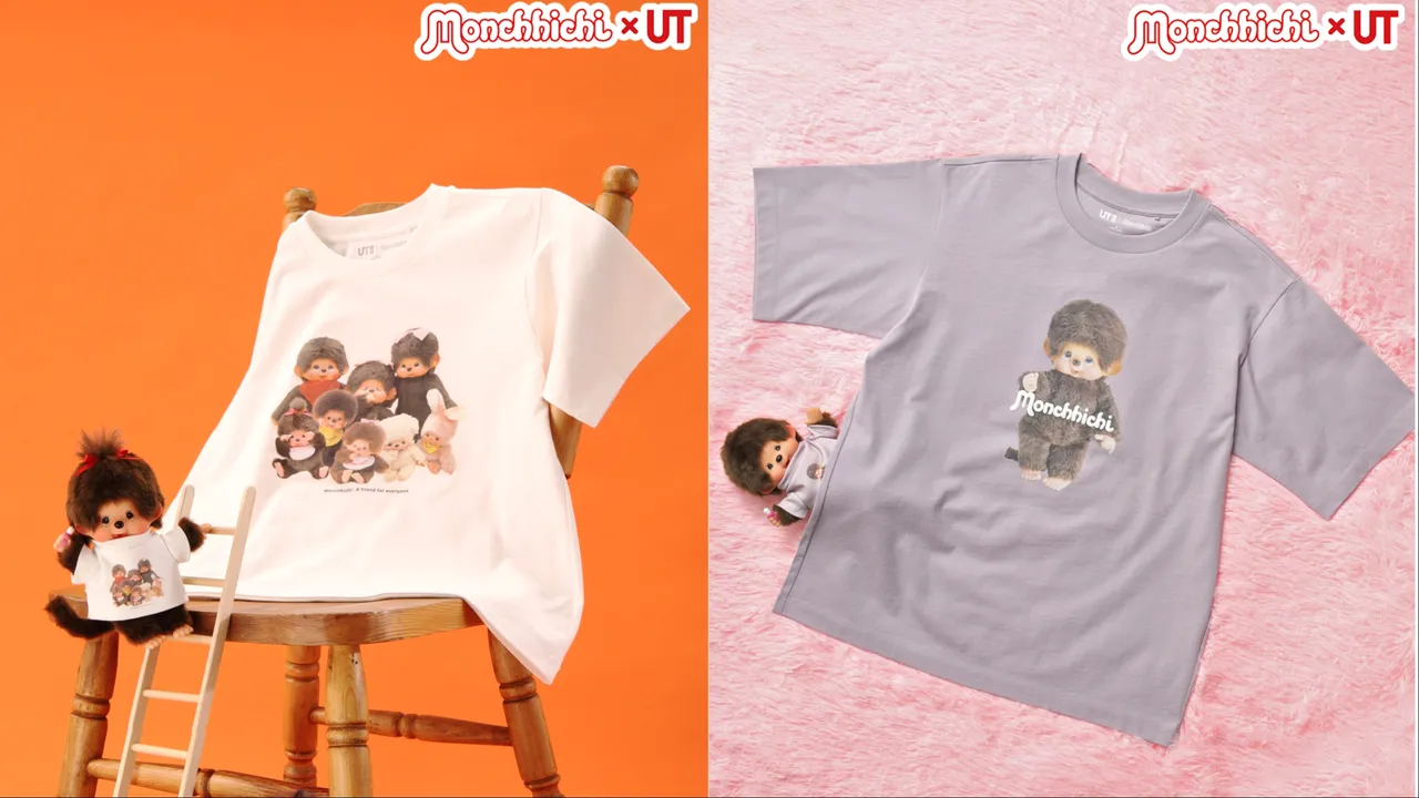 UNIQLO女裝Monchhichi UT印花T恤，各490元。品牌提供