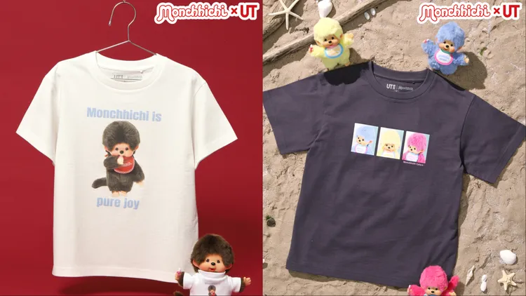 UNIQLO童裝Monchhichi UT印花T恤，各390元。品牌提供