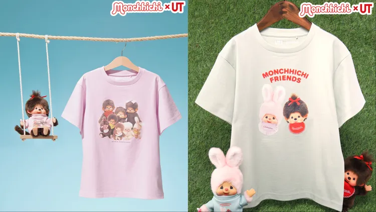 UNIQLO童裝Monchhichi UT印花T恤，各390元。品牌提供