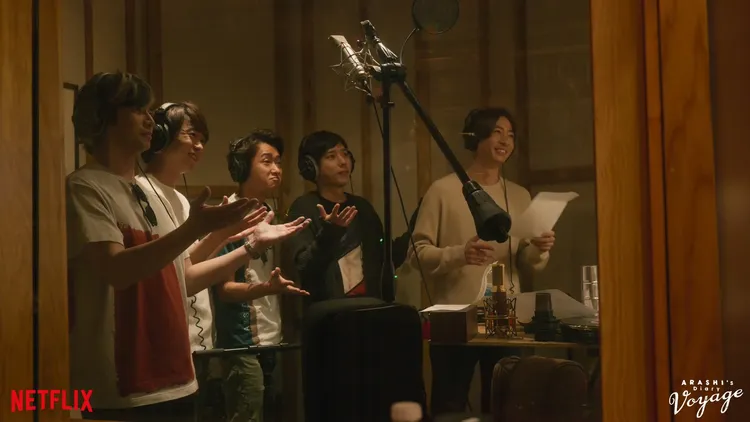 「嵐」休團前和Netflix合作拍攝紀錄片。翻攝ARASHI IG