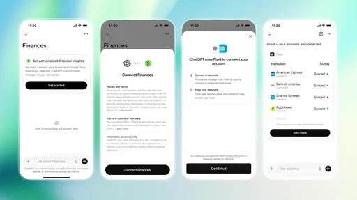ChatGPT推出財務功能　AI幫你分析支出、訂閱與投資