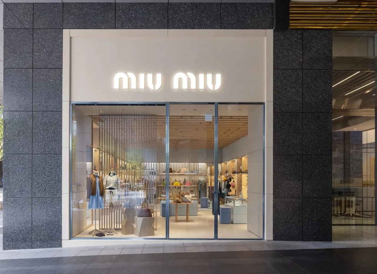 MIU MIU新店進駐微風信義。品牌提供