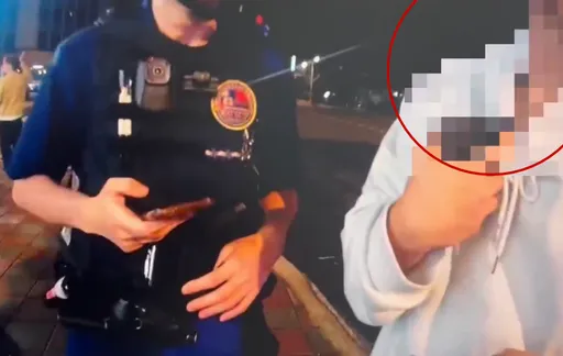 擦撞不爽？白衣醉男突暴走掐路人脖子　花博園區釀衝突警追查中