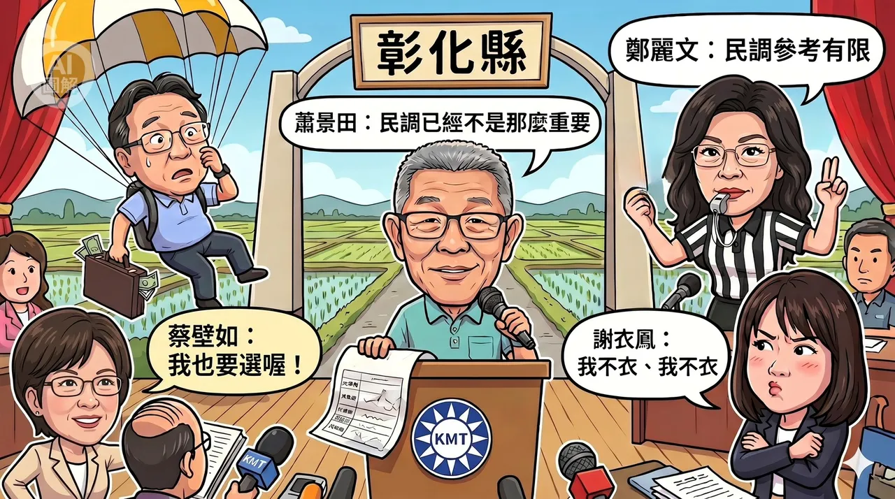 藍白內耗分票　綠收割彰化之亂