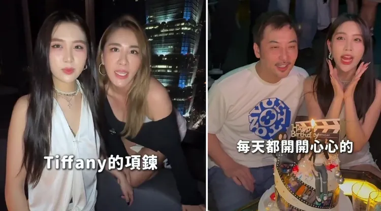 小禎及李進良之前為女兒Emma慶生。翻攝小禎IG