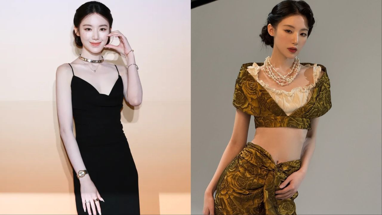 葉舒華復古金色套裝美成「民國千金」 紙片腰瘦到粉絲好心疼