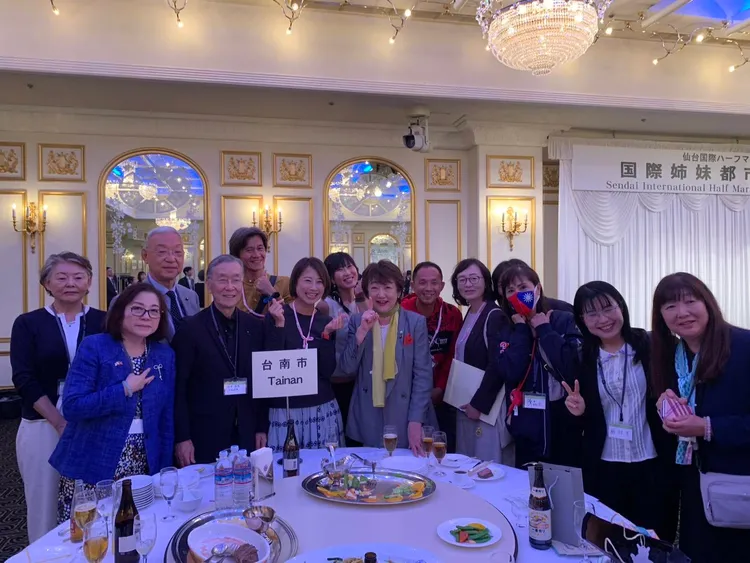 2026仙台馬拉松友誼城市交流晚宴。台南市政府提供