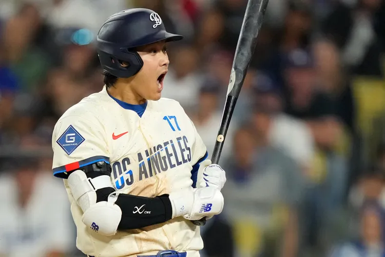 大谷翔平。美聯社