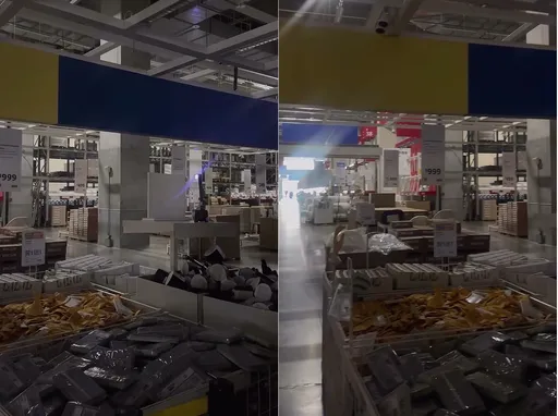 IKEA台中店大停電！消費者緊急疏散　疑設備原因造成　