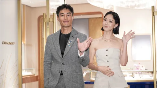 楊祐寧逛Chaumet新店挑禮送老婆　鍾瑶戴千萬麥穗珠寶好優雅