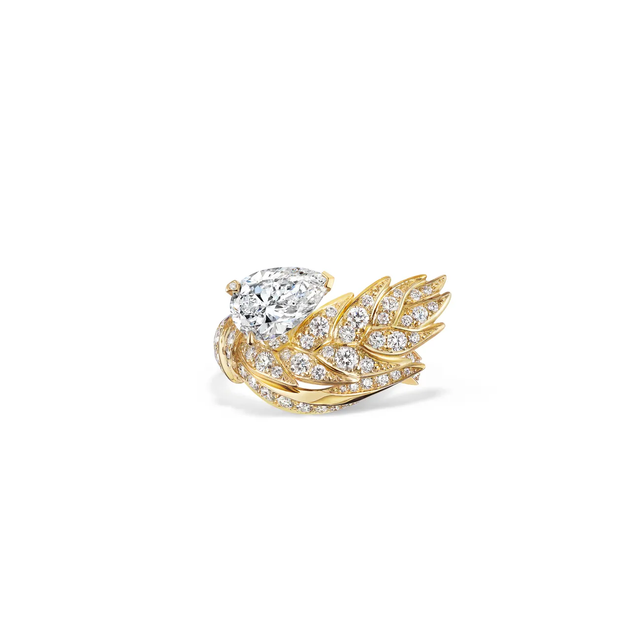 Chaumet L‘Epi de Blé 18K黃金戒指。品牌提供
