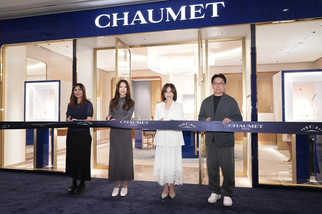 Chaumet位於新光三越A9的專門店舉行開幕活動。彭欣偉攝