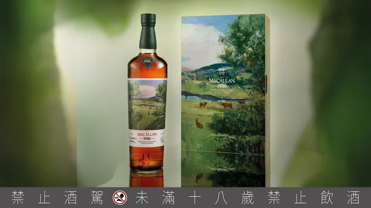 Michael Dillon《麥卡倫莊園》以層次豐富且充滿動態感的風景筆觸，再現斯佩河畔的自然景觀，傳遞自然、人文與建築共生的理念。業者提供