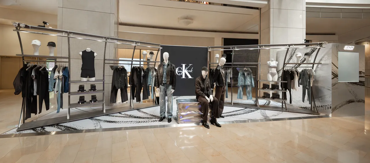 Calvin Klein同步在台北101打造聯名快閃店。品牌提供