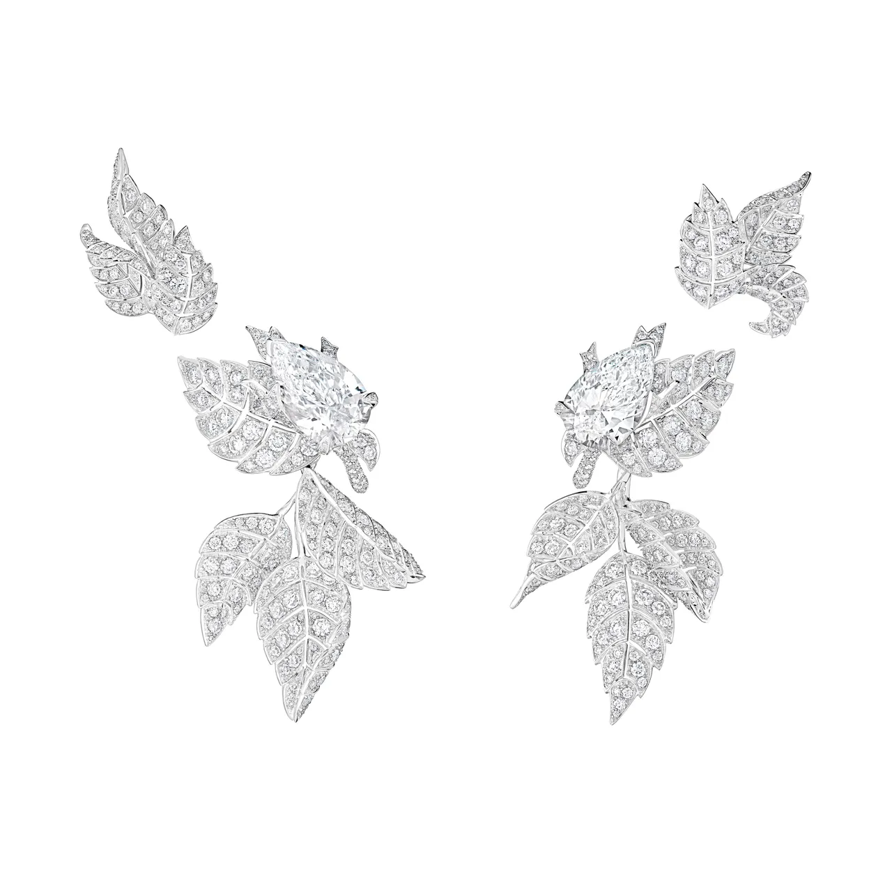 BOUCHERON高級珠寶系列Rosier耳環。品牌提供