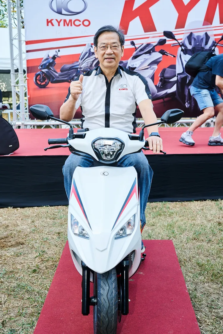 光陽董事長柯俊斌指出，K1車系在4月銷售逆勢成長，展現產品競爭力。業者提供