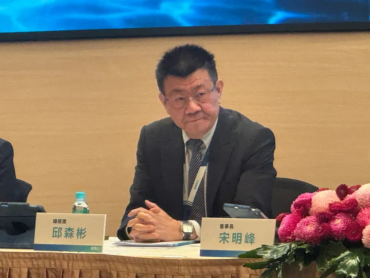 光寶科總經理邱森彬。呂承哲攝