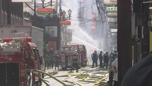 大阪心齋橋驚傳火警　四棟樓狂燒2.5小時