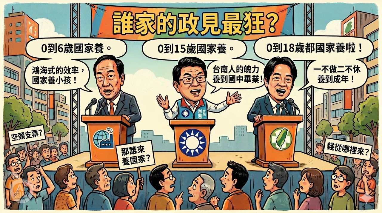 AI圖解|國家養最終仍是自己養