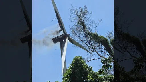 雲林麥寮風場風機起火　台電揭原因