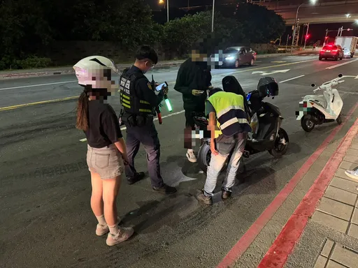 淡江大橋通車後噪音車暴增　蘆洲警2小時攔查7輛開罰
