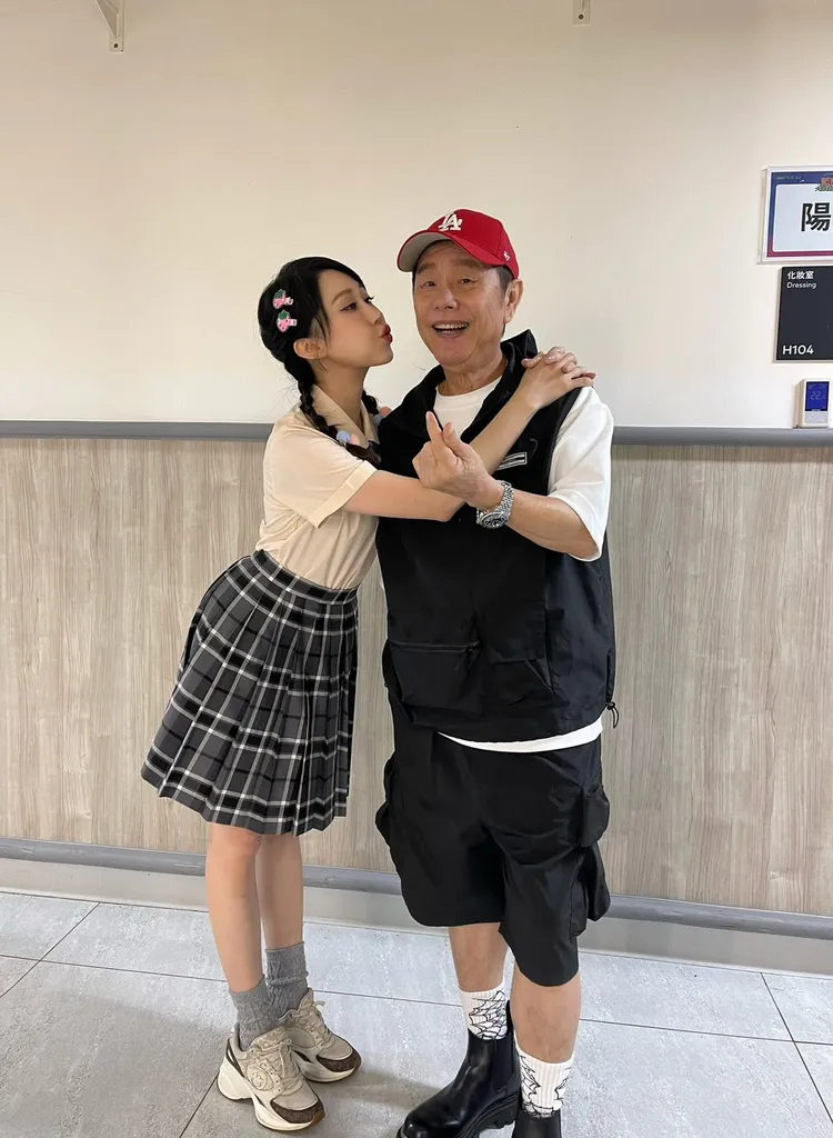 黃露瑤擔心爸爸身體。彭欣偉攝
