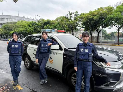 韓籍啦啦隊女神現身警局成「最美警花」　 對抗持刀歹徒反應曝光