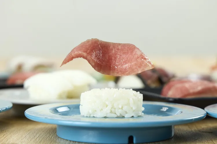 地中海黑鮪魚大腹70元。業者提供