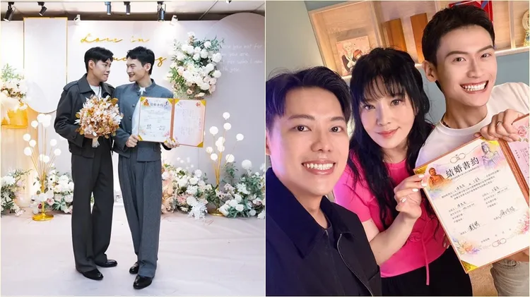 星座專家唐綺陽也送上祝福。翻攝自夫夫之道臉書