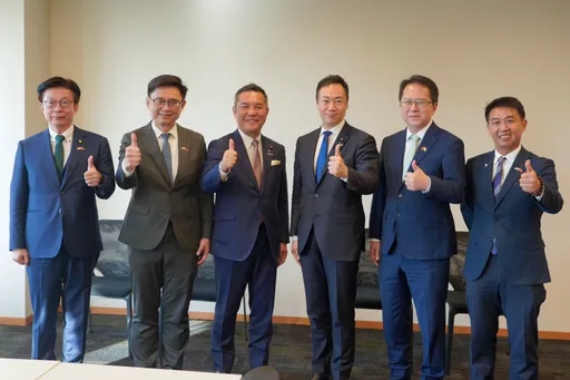 賴瑞隆訪日！拜會自民黨台灣小組眾院經產委員長  深化安全韌性與供應鏈合作