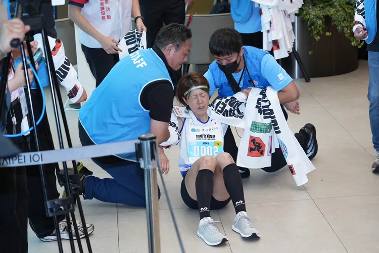 台北101馬拉松吸引32國家共5147名選手參與。彭欣偉攝