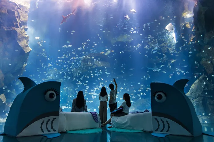 COZZI Blu和逸飯店‧桃園館推出「Blu Night島嶼夢遊」獨家星級海洋眠旅，結合一泊三食及夜宿Xpark沉浸式體驗。國泰飯店觀光事業提供