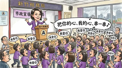 AI圖解｜高虹安化身紫衣教主？