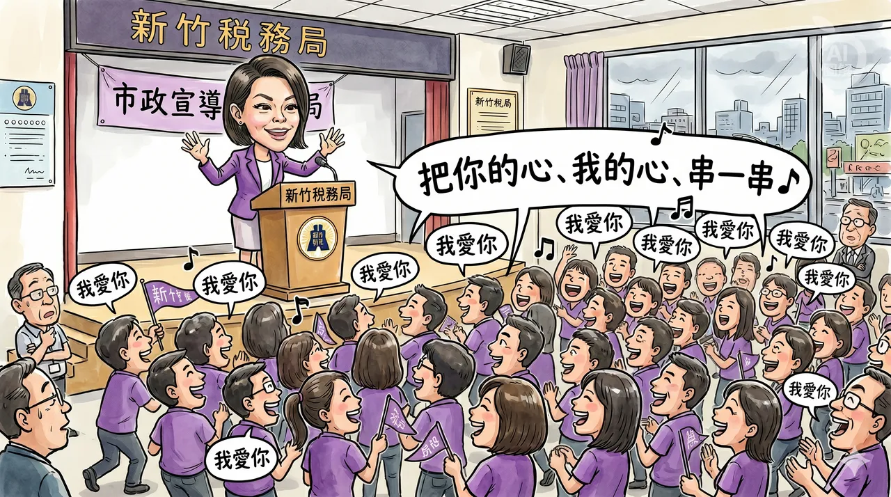 高虹安化身紫衣教主？