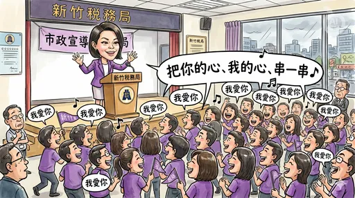 AI圖解｜高虹安化身紫衣教主？