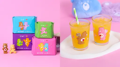愛康可愛連動Care Bears　明星涼感棉、私沐巾換上療癒彩虹裝