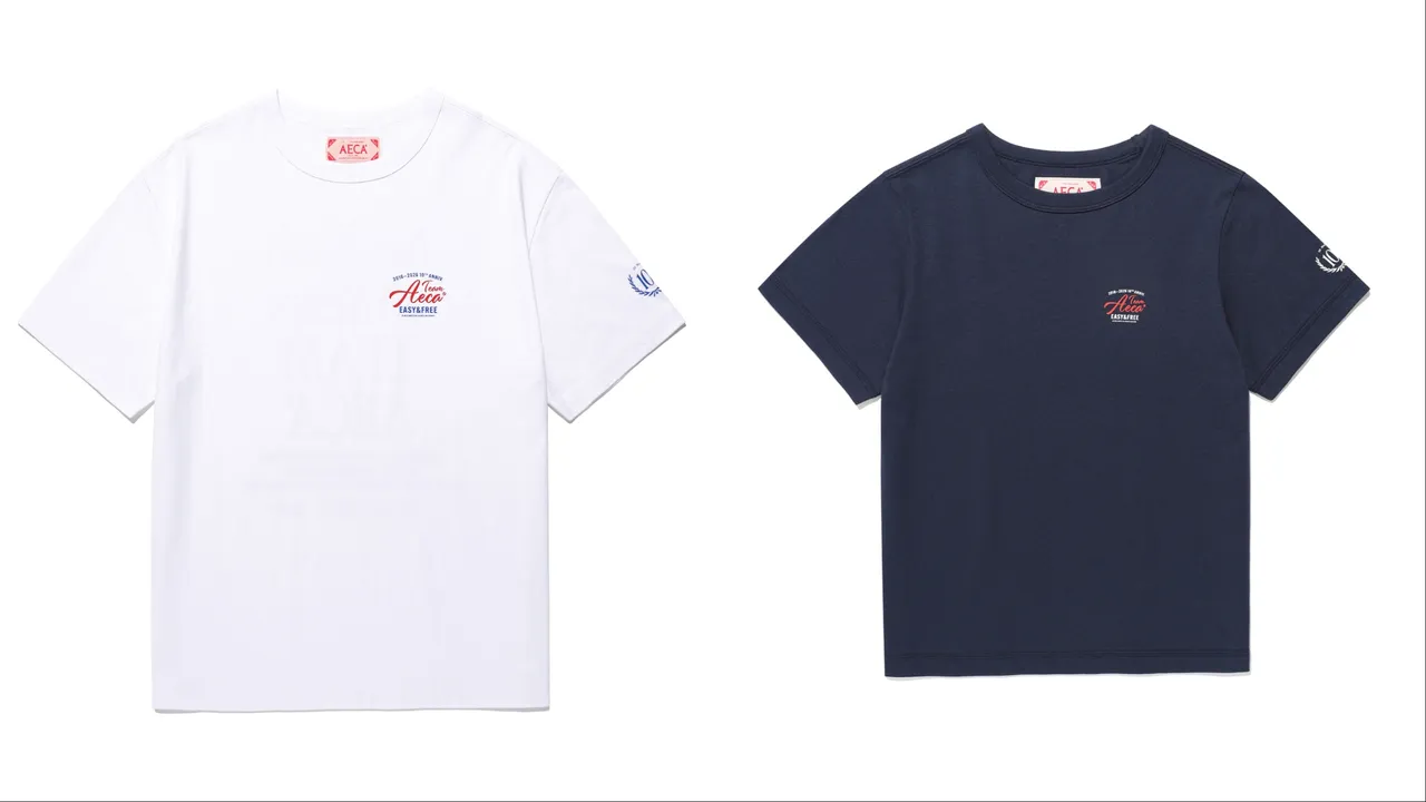 AECA 10th ANNIVERSARY LOGO T，各1380元。品牌提供