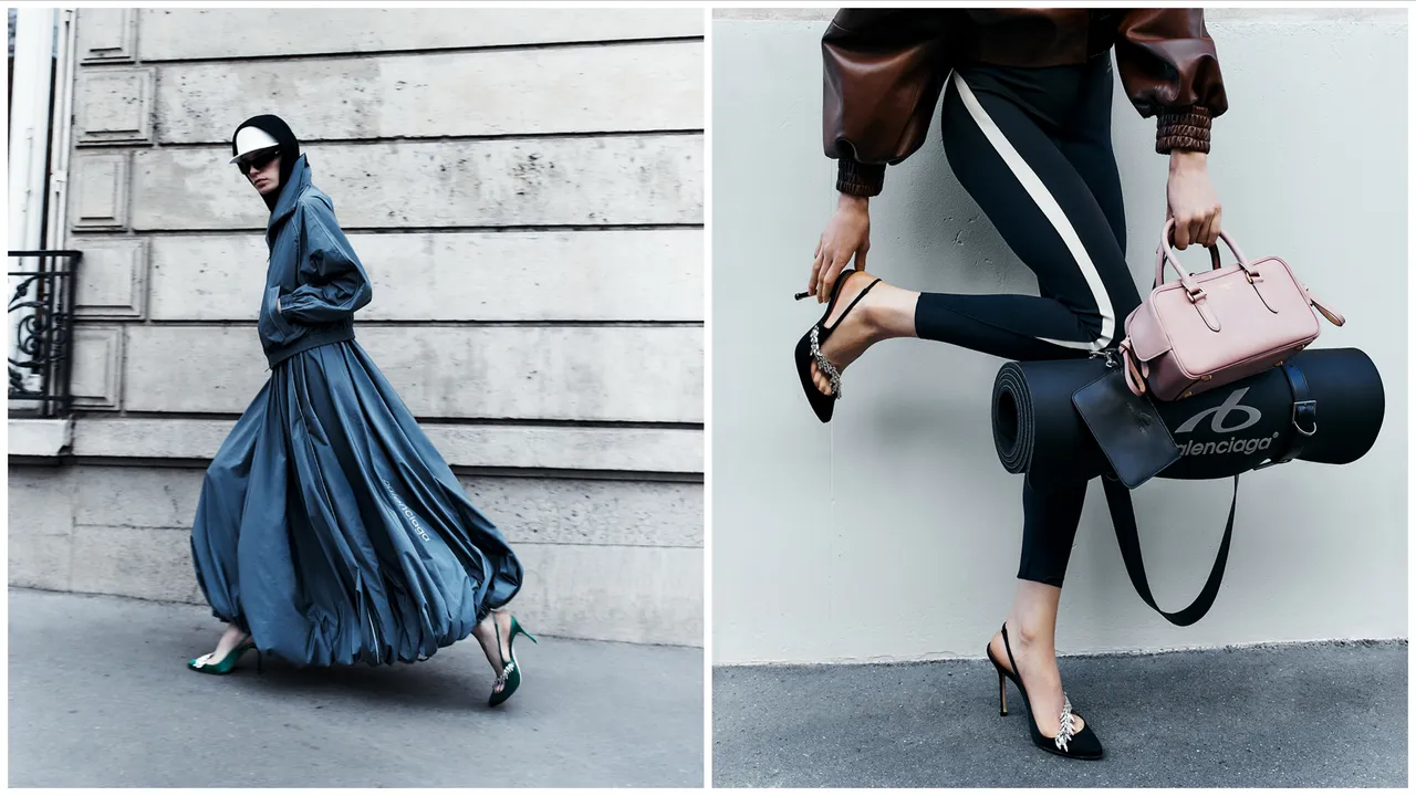 BALENCIAGA與鞋履大師Manolo Blahnik推出聯名美鞋。品牌提供