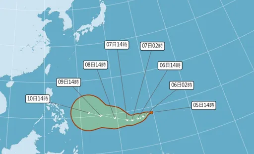 「哈格比」颱風即將形成！未來1至2天是關鍵